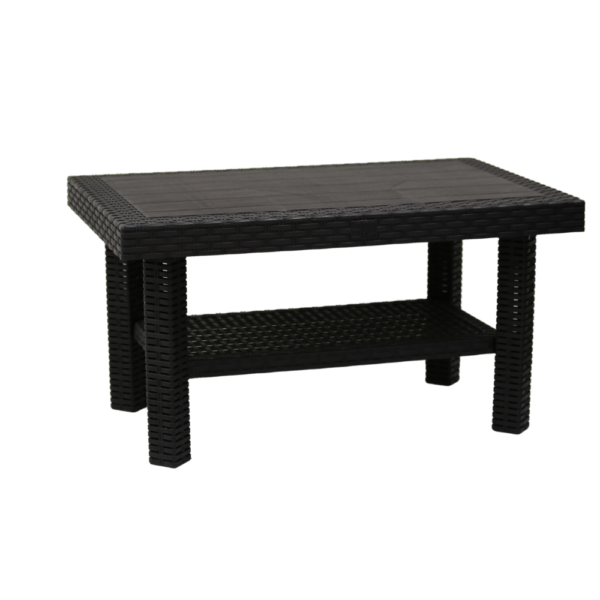 Doublex Coffee Table, Rattan Coffee Table, Outdoor and Indoor Use, Patio, Garden, Poolside, Balcony, Living Room