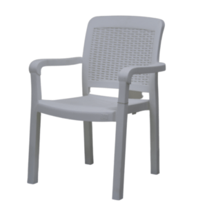 Lord Plastic Chair With Arms All-Weather Elegant and Modern Outdoor and Indoor Furniture