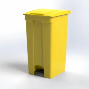 romania dustbin with pedal 90l gallery img 1