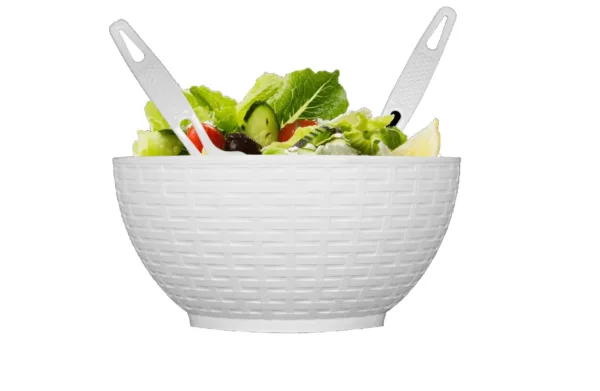SALAD | BOWL WITH SPOON AND FORK