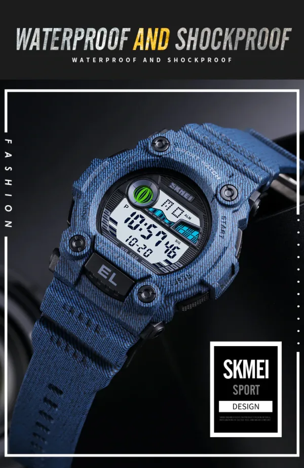 SKMEI Kids Digital Silicone Strap Watch (1635)