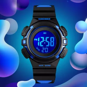 SKMEI 1485 NEW Kids Watches Sports Style Digital Wristwatch Fashion Life Waterproof PU Wristband Children Watches