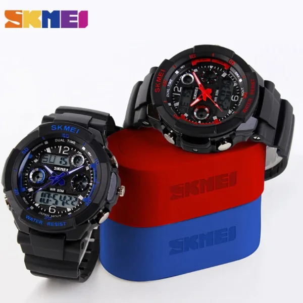 SKMEI Kids Analog x Digital Silicone Strap Watch (1060)