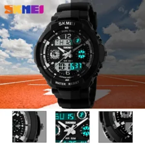 SKMEI Kids Analog x Digital Silicone Strap Watch (1060)