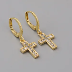 cross zircon women earrings featured img