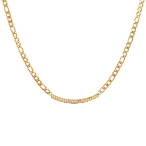 curved chain women necklace egn044 featured img