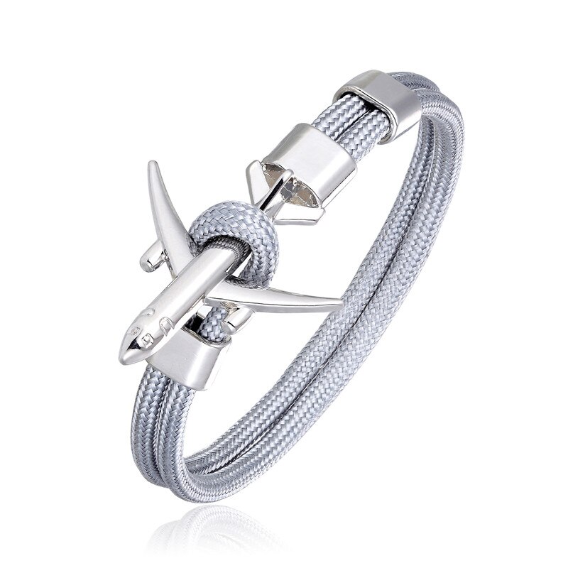 Fashion Anchor Airplane Bracelet Personalized Polyester Rope Bracelet Great  Gift For Women Men | Fruugo CZ