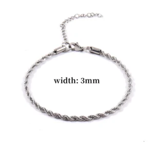 Silver Chain Women Anklet