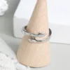 hug shaped adjustable unisex ring egr001 gallery img 4