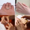 hug shaped adjustable unisex ring egr001 gallery img 6