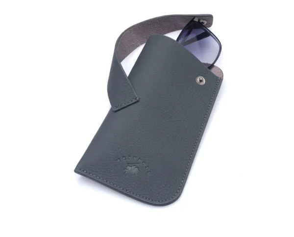 westpolo lonex genuine leather glasses case – gray featured img