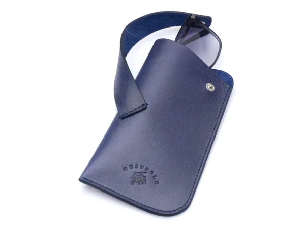 westpolo lonex genuine leather glasses case – navy blue featured img