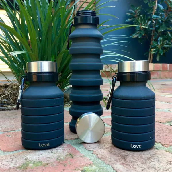 Collapsible Silicone Water Bottle