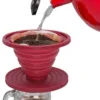 Foldable Camp Pour Cover Filter Silicone Coffee Dripper