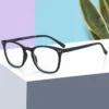 Wooden Square Anti Blue Light Blocking Eyewear Frames for Men (EGE001)