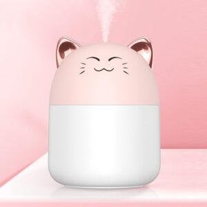 New Desktop Humidifier With Colorful Atmosphere Light 250ml Capacity Cold Mist Aroma Diffuser Home Bedroom Humidifier 1