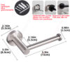 Wall Mount Toilet Towel Paper Holder Adhesive Black Silver Kitchen Roll Paper Stand Hanging Napkin Rack 2