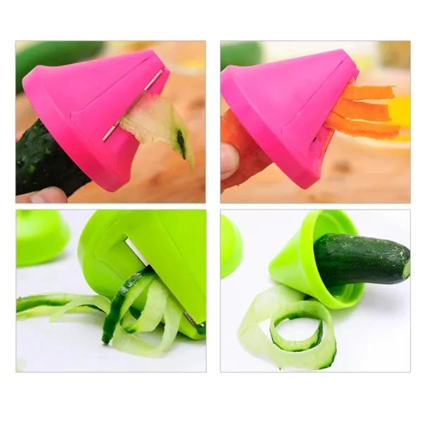 Practical Spiral Shred Vegetable Slicer