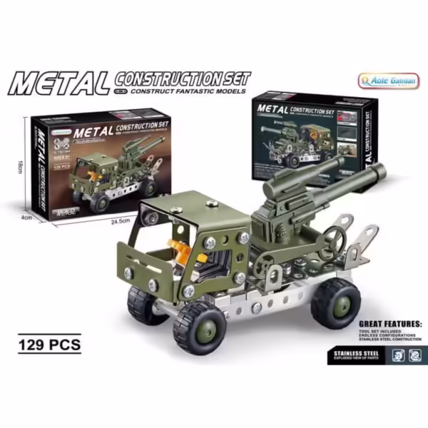 129 Pcs Metal Constructional Set