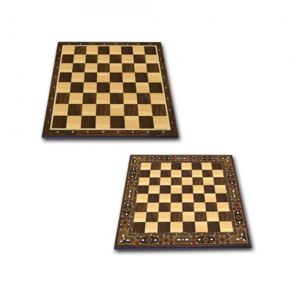 Polyester Walnut Chess Tables No1 EGLOW