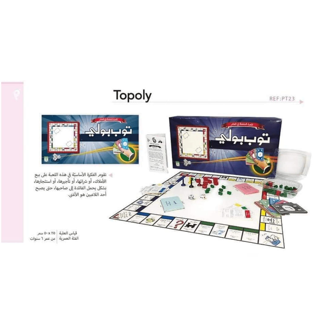 Topoly Board Game EGLOW topoly-board-game-eglow