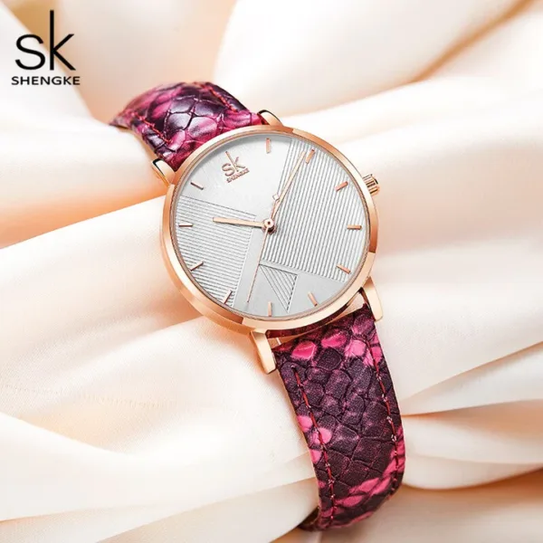 SK Leather Women’s Watch (K0144)