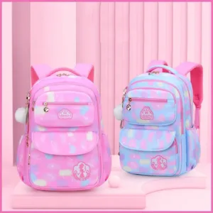 Lightweight Lovely Princess Pink Schoolbag (EGB064)