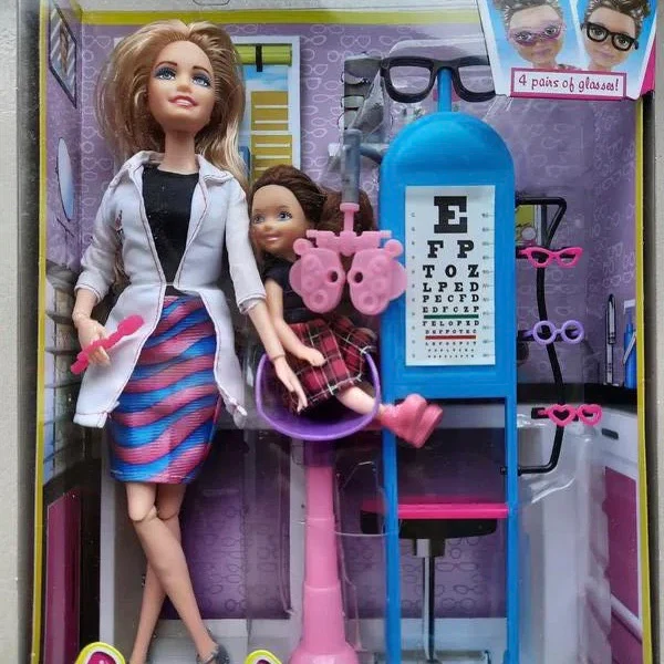 Barbie Eye Doctor Examination with Patient – EGLOW