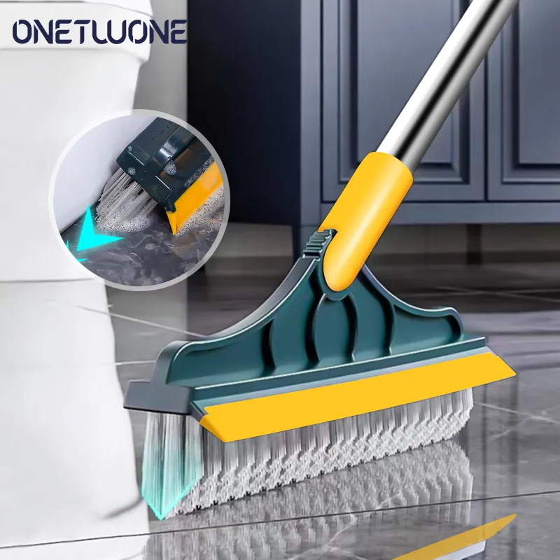 1pc PP Cleaning Brush, Nordic Long Handle Crevice Cleaning Brush For  Household