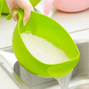 Rice Washing Filter Strainer Basket Fruit Vegetable Bowl Drainer