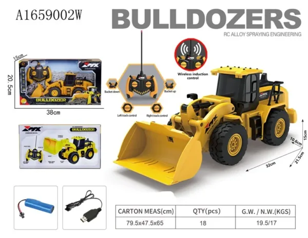 Bulldozer with Remote Control