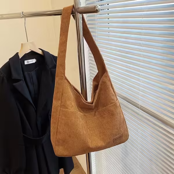 Large-capacity Corduroy Female Bag