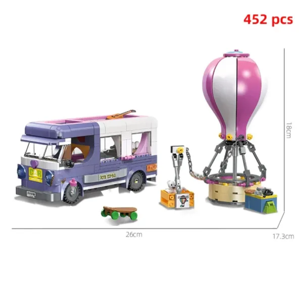 Lego Car and Hot Air Balloon