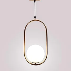 Glass Shade Drop Pendant Light