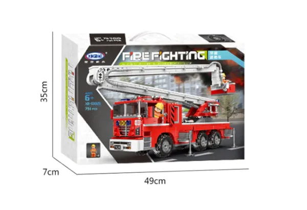 Firefighting lego truck