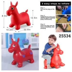 Inflatable horse