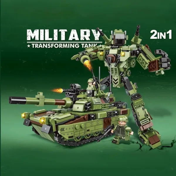 Military Lego Set Transformer 2 in 1