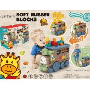 Soft Rubber Blocks Train