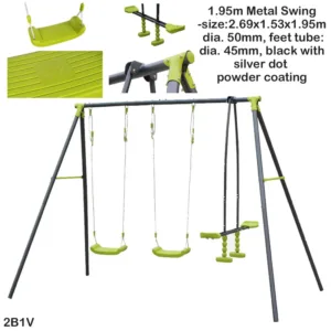 Outdoor Swing With Seesaw Seat