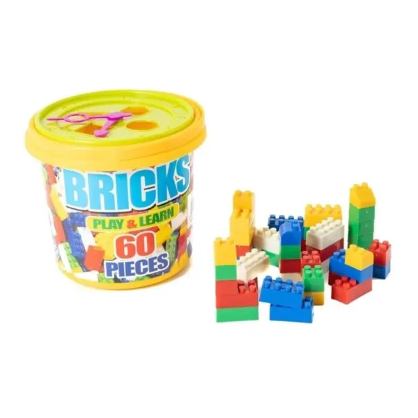 Bricks Bucket 60 Pieces