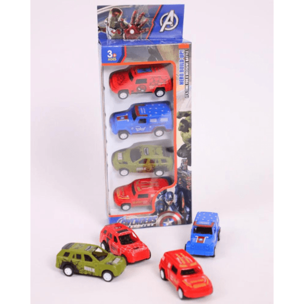 Hero Build Up superhero car set