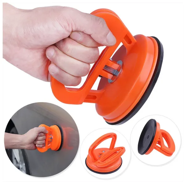 Heavy Duty Aluminum Glass Suction Cup Lifter Vacuum Plate Puller Handle for Glass & Tile Lifting