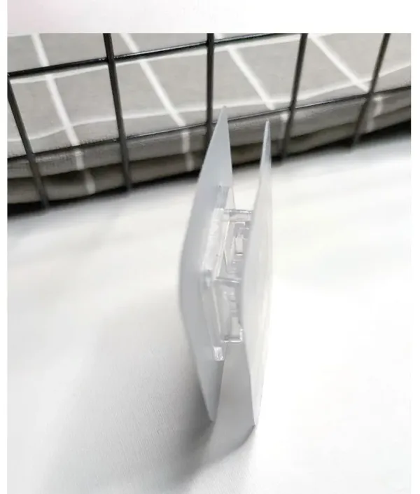Strong Transparent Double-Sided Adhesive Wall Hooks, Suction Cup Wall Hanger, Heavy-Duty Wall Storage Holder - Image 3