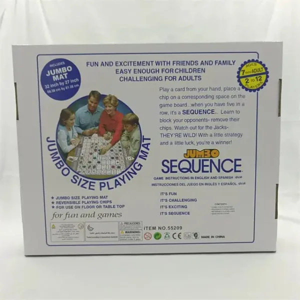 Sequence Jumbo Board Game - Image 3