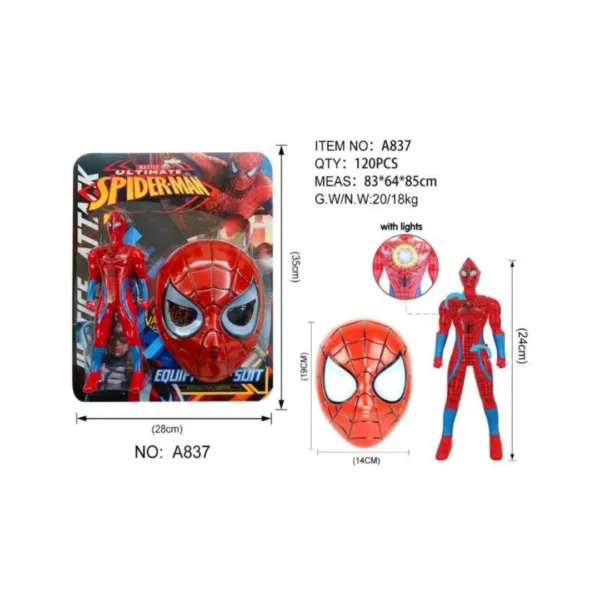 Spiderman Plastic Mask Set