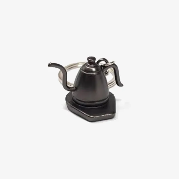 Coffee 3D Metal Keychain - Coffee Kettle Style Keychain for Coffee Lovers