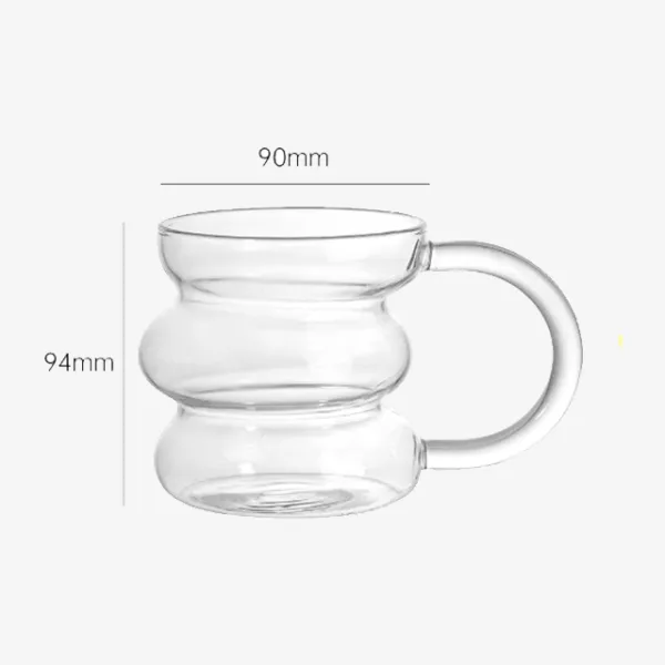 High Borosilicate Creative Double-Layer Glass Cup – Transparent Insulated Water Cup & Beer Mug with Imprisoned Pirates Design