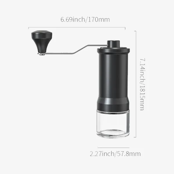 Mini Household Manual Coffee Bean Grinder - Handheld Coffee Grinder for Fresh Grounds - Wholesale Available