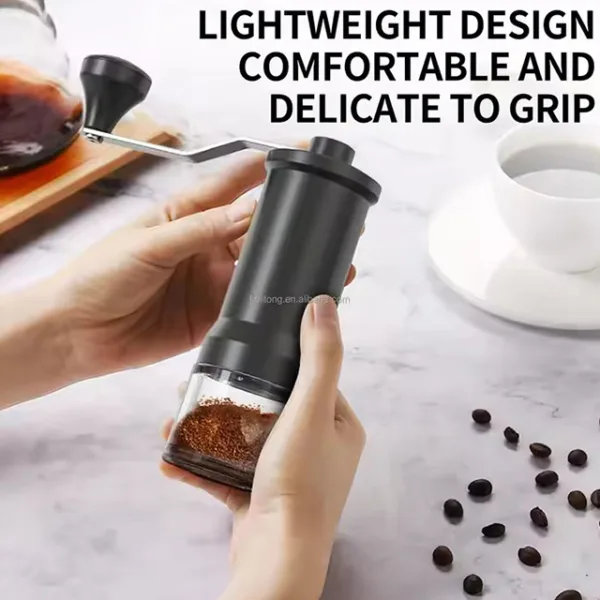 Mini Household Manual Coffee Bean Grinder - Handheld Coffee Grinder for Fresh Grounds - Wholesale Available