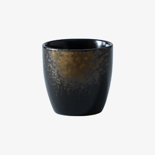 No Handle Arabic Vintage Pottery Glaze Ceramic Coffee & Tea Cups – Retro Japanese Drinking Cups for Restaurant